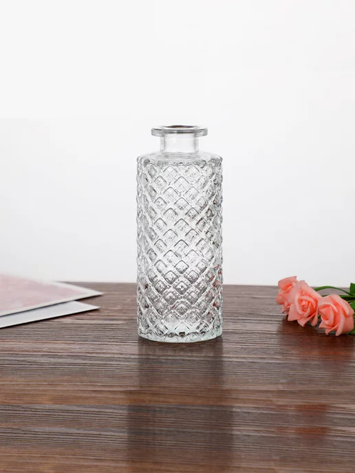 ROFF HOME Вазы для цветов и сухоцветов стеклянные 3 шт, 3 шт, фото 4