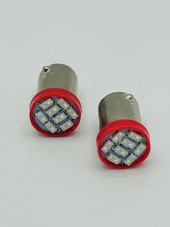 лампы автомобильные светодиодные T4W led Ba9s Красные 2шт