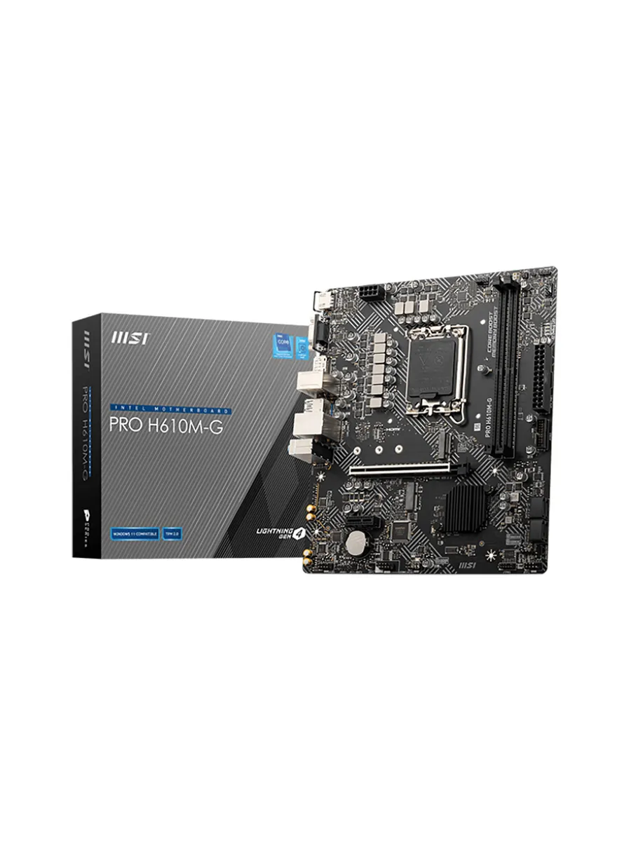 Материнская плата PRO H610M-G MSI 521427524 купить за 7 250 ₽ в интернет‑магазине Wildberries