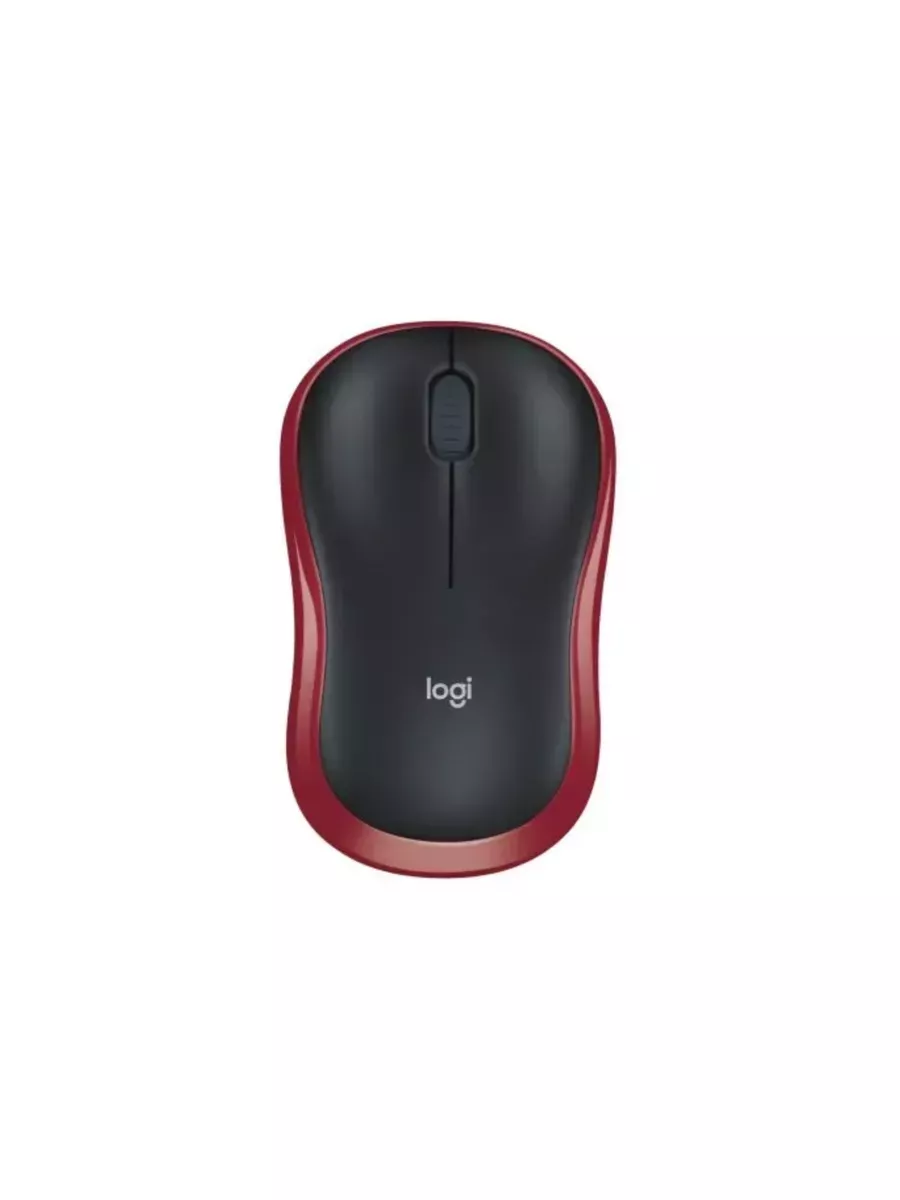LOGITECH Компьютерная мышь M185 Red, 1000dpi (910-002633)