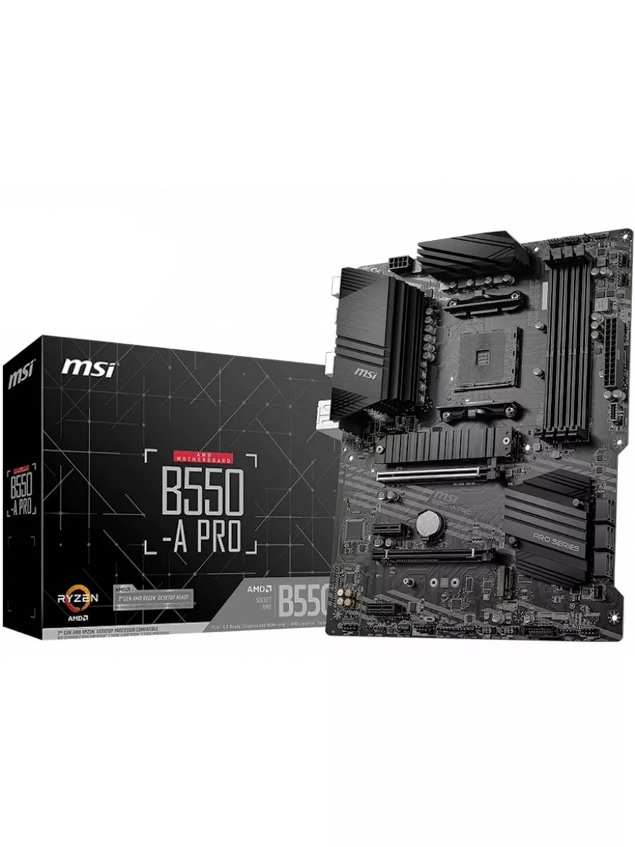 Материнская плата B550-A PRO, AM4, ATX MSI 240679563 купить за 11 231 ₽ в интернет‑магазине Wildberries