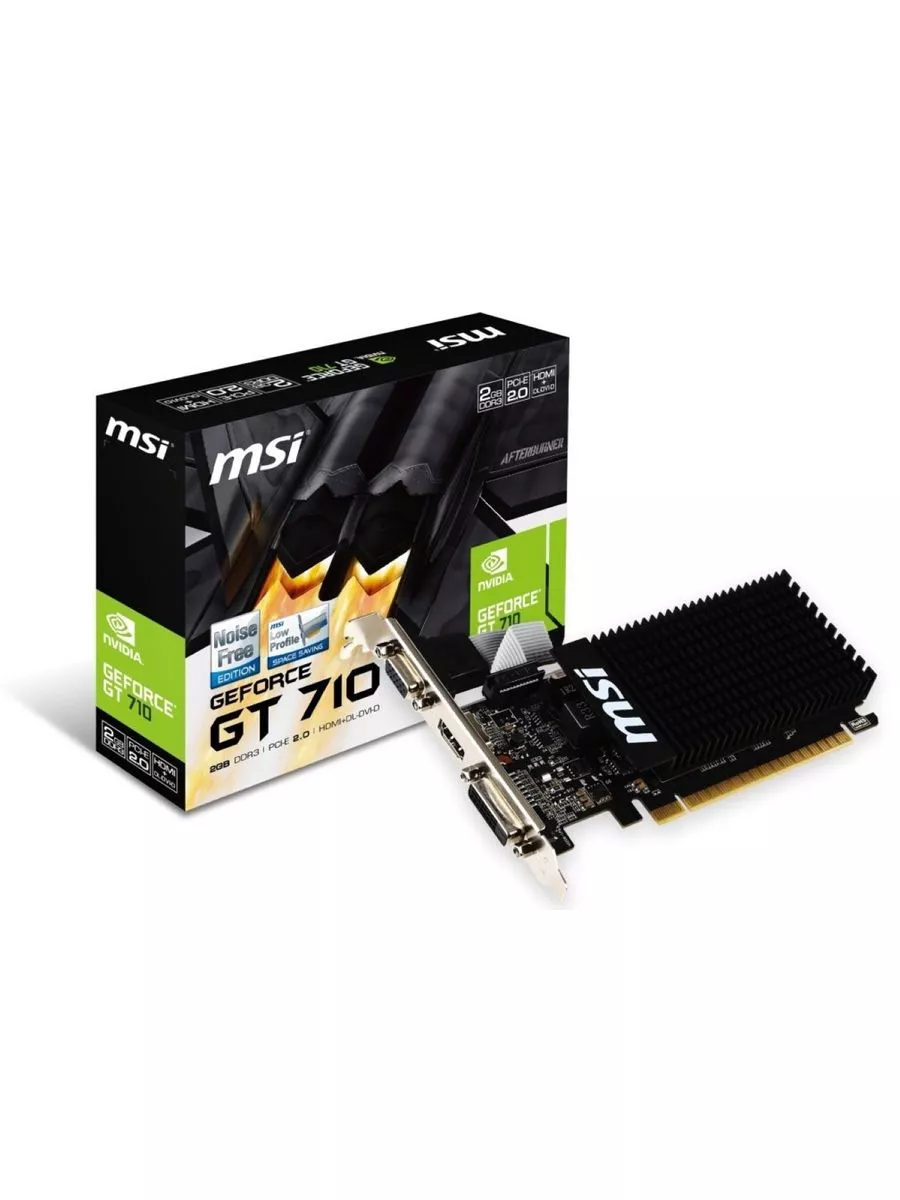 MSI Видеокарта GT 710 2GD3H LP (GT710)