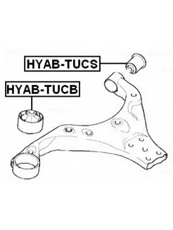Сайлентблок передний переднего рычага HYABTUCB для а