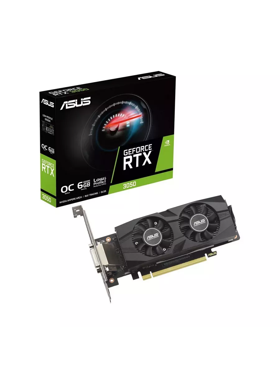 Asus Видеокарта RTX3050-O6G-LP-BRK