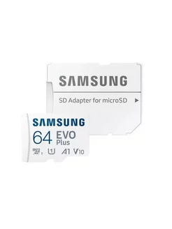 Карта памяти Microsd Class 10 Evo Plus 64gb флешка