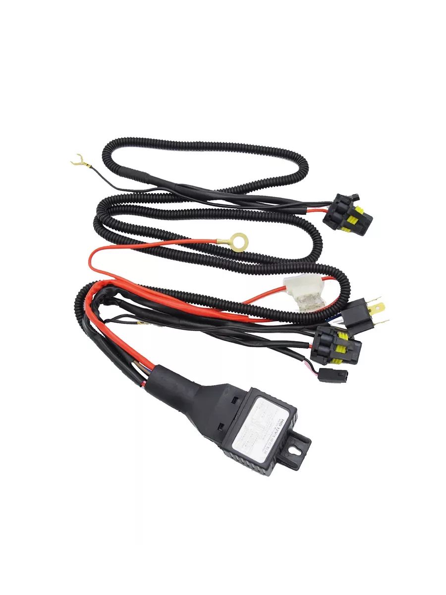 Провод питания ксенонового блока hella 4. Блок розжига биксенон h4. Комплект проводов для биксенона h4 автоаал. Проводка н4. Проводка н4.