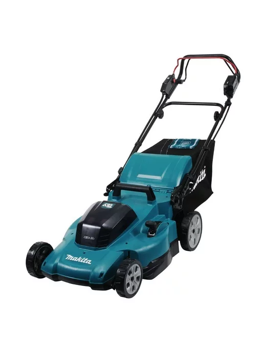 Makita Аккумуляторная газонокосилка LXT 2x18 В, 53см, 70л, DLM539Z, 2x18, 70 л, фото 4