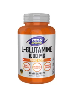 L-Glutamine 1000 mg, Л-Глутамин, 120 капсул