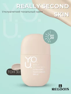 Тональный крем ультралегкий Y.O.U. Really Second SKIN Тон 30 RELOUIS 240810643 купить за 453 ₽ в интернет-магазине Wildberries