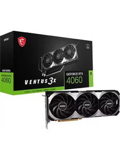 PCI-E 4.0 RTX 4060 VENTUS 3X 8G NV RTX4060 8G MSI 240885036 купить за 39 941 ₽ в интернет-магазине Wildberries