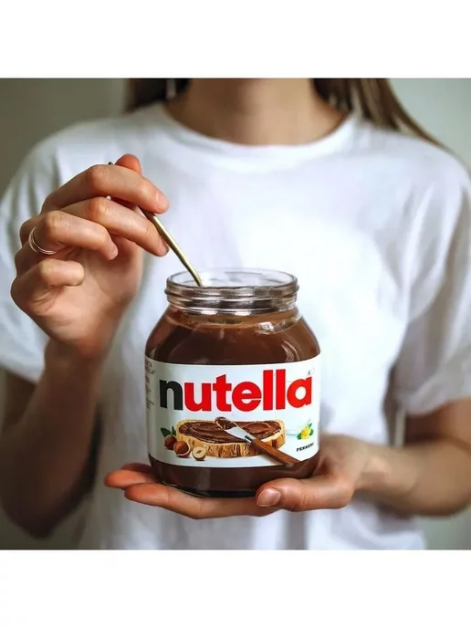 Nutella Нутелла паста шоколадная ореховая 350г, 350 г, фото 5