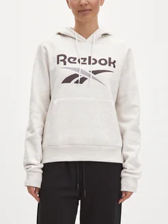 Худи IDENTITY BIG LOGO FLEECE HOODIE Reebok 240897046 купить за 2 748 ₽ в интернет-магазине Wildberries