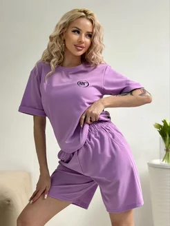 Костюм с шортами Citrus_Shop 240900077 купить за 580 ₽ в интернет-магазине Wildberries