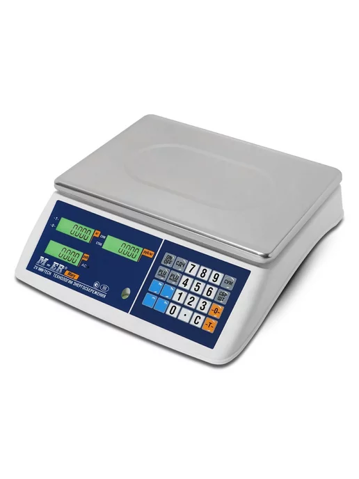 Mertech Весы торговые M-ER 328 AC-15.2 LED "Touch-M", RS 232 и USB, lcd, фото 5