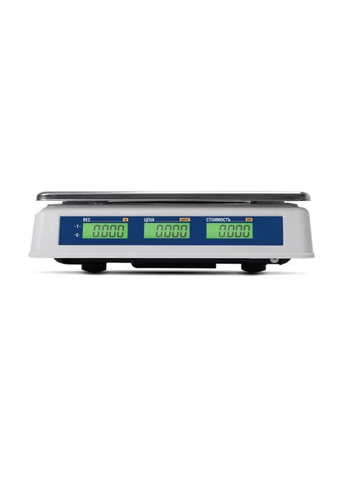 Mertech Весы торговые M-ER 328 AC-15.2 LED "Touch-M", RS 232 и USB, lcd, фото 7