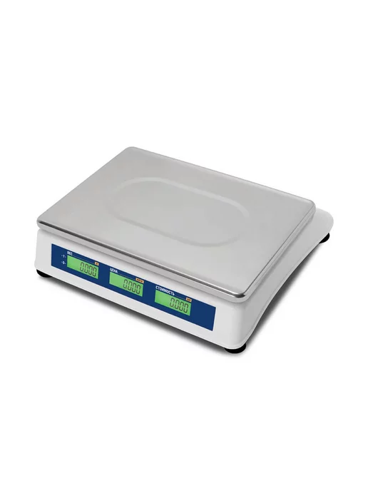 Mertech Весы торговые M-ER 328 AC-15.2 LED "Touch-M", RS 232 и USB, lcd, фото 8