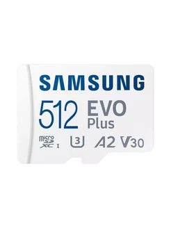 Карта памяти Samsung EVO Plus microSDXC 512Gb UHS-I U3