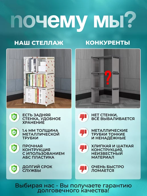 Стеллаж для игрушек и книг в детскую, вариант, фото 8