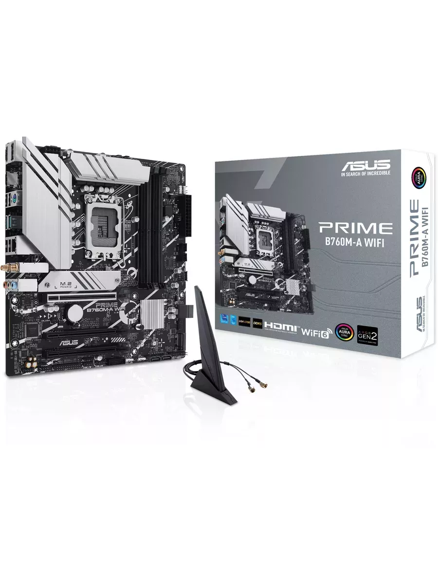 Asus Материнская плата LGA 1700 PRIME B760M-A WIFI Intel B76