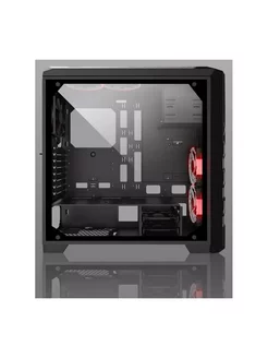 Корпус V-LINE 6000-RGB черный без БП ATX 2x120mm 2xU