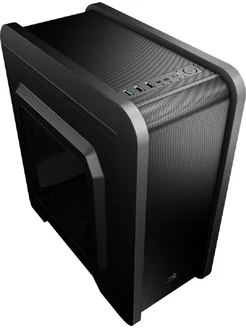 Корпус Qs-240 черный без БП mATX 4x120mm 2xUSB2.0 1