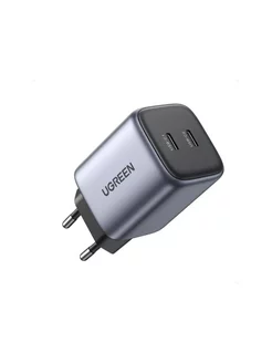 Зарядное устройство CD 294 2хUSB-C PD GaN 45W (90573) Ugreen 241005534 купить за 2 624 ₽ в интернет-магазине Wildberries