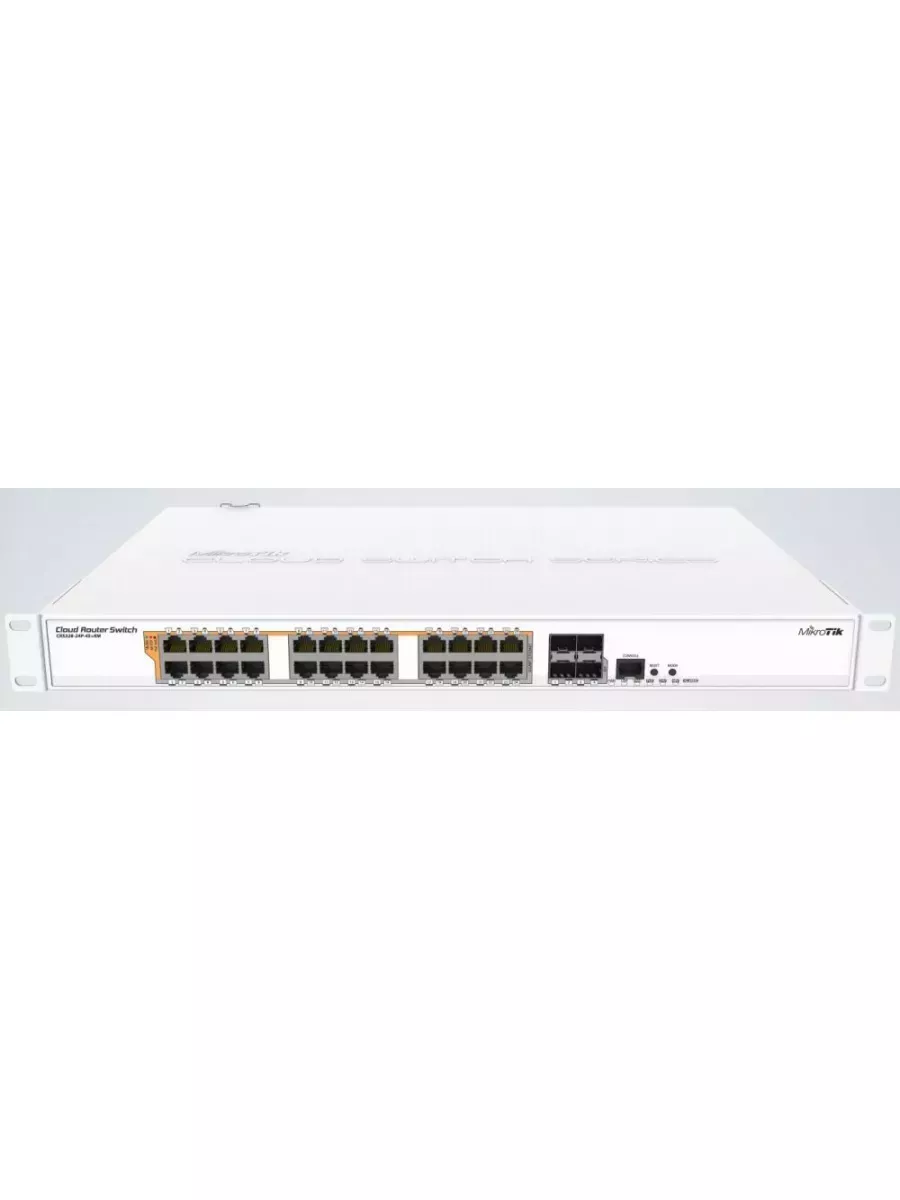 Коммутатор CRS328-24P-4S+RM (L3) 24x1Гбит с 4SFP+ 2