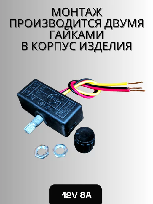 Винокур 96 Регулятор оборотов для водяных насосов и опрыскивателей 12В, вариант, фото 3