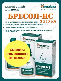 Бресол, капли для носа, Bresol-NS 01.2025, 2х10 мл