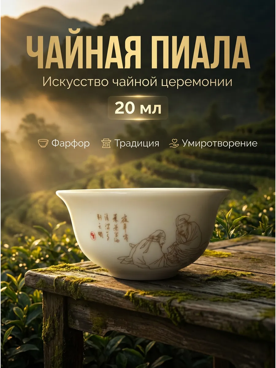 Пиала для чая и чайной церемонии
