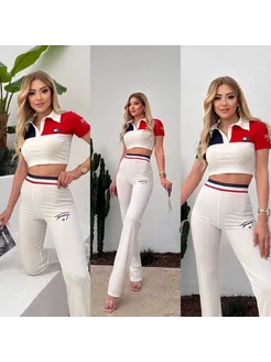 Tommy Hilfiger костюм летний спортивный на каждый день Tommy_Hilfiger 241185162 купить за 5 117 ₽ в интернет-магазине Wildberries