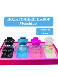 Набор подарочный духи мишка moschino toy 4х30мл москино