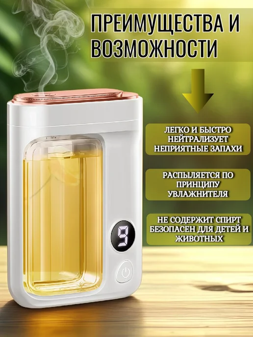 ЯZON Освежитель воздуха автоматический для дома, аромадиффузор, белый, фото 2