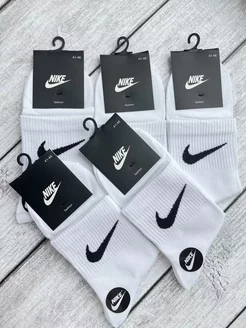 носки Nike белый средней длины набор носков 5 пар