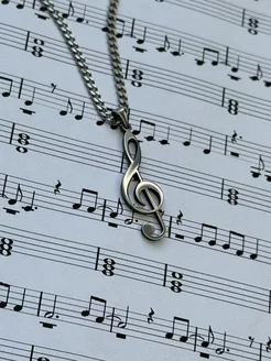 Подвеска Treble Clef Скрипичный Ключ Нота Dekal Store 241292638 купить за 535 ₽ в интернет-магазине Wildberries