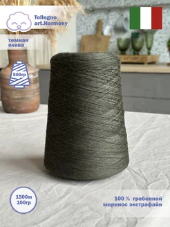 Пряжа для вязания меринос Tollegno 1900 art. harmony Sky Wool 241334092 купить за 2 891 ₽ в интернет-магазине Wildberries