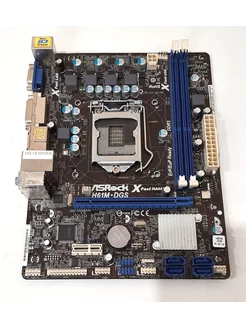 Материнская плата ASRock H61M-DGS socket 1155 ASRock 241346339 купить за 2 997 ₽ в интернет-магазине Wildberries