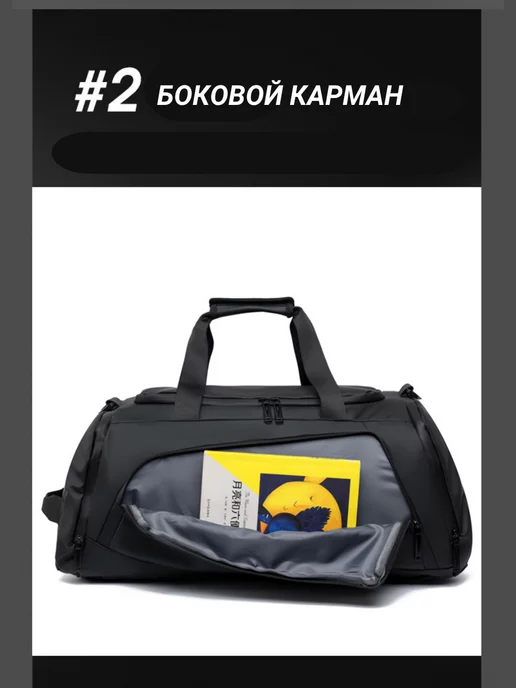СПОРТТОР Спортивная сумка рюкзак дорожная для спорта и путешествий, вариант, фото 4