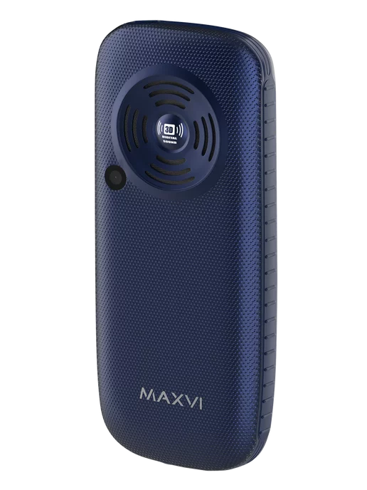 Maxvi Телефон кнопочный для пожилых с большими кнопками сотовый, синий, фото 8