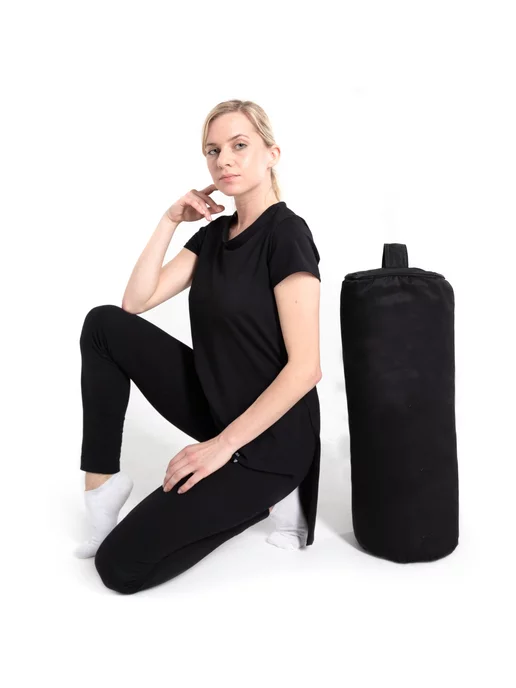 BODHI Чехол для валика для спорта с гречишной лузгой 70х22 см, 70x22 см, фото 7