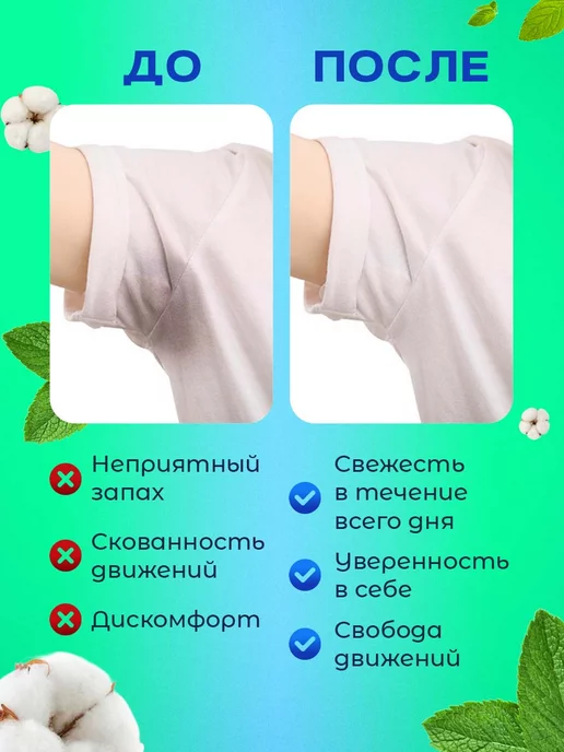 RelaxRevive Вкладыши от пота для подмышек, 24 шт, фото 3