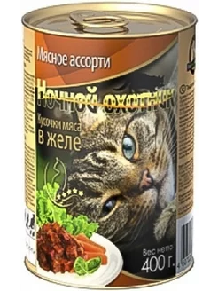 Корм влажный для кошек Мясное ассорти 400г