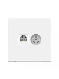 Розетка компьютерная + телевизионная 2-м ArtGallery RJ45 + Systeme Electric 241451064 купить за 1 003 ₽ в интернет-магазине Wildberries