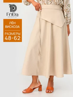 Юбка длинная полусолнце Frida 241451502 купить за 1 800 ₽ в интернет-магазине Wildberries