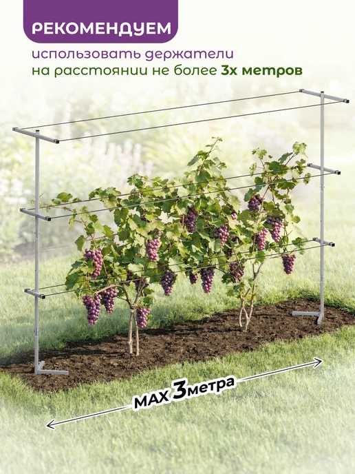 Дом Шпалера садовая сборная для малины и винограда, 160 см, вариант, фото 6
