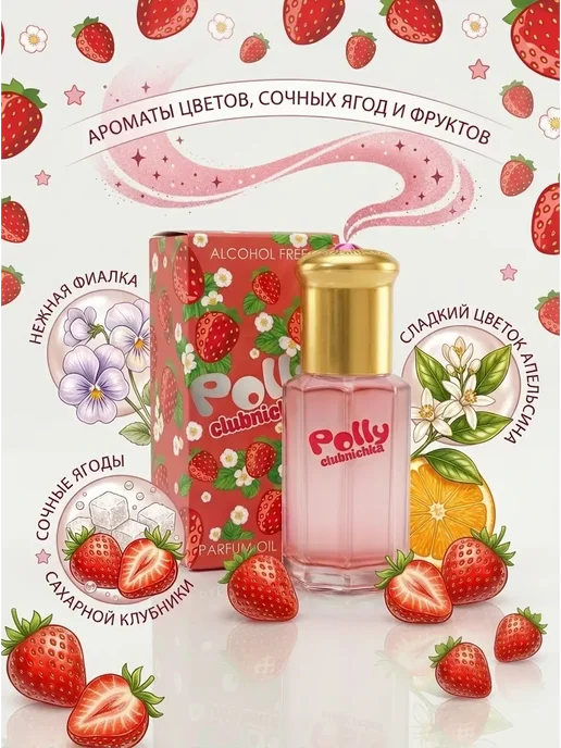 Neo Parfum Масляные духи Поллинка Клубничка 6 мл Polly Clubnichka, 6 мл, фото 2