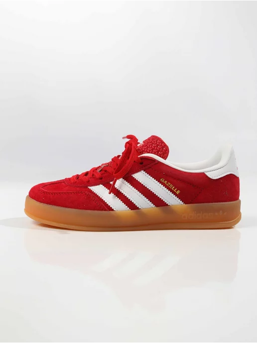 Adidas Кроссовки gazelle красные кеды