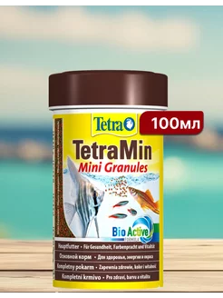 КормTetraMin Mini Granules в гранулах для мелких рыб 100 мл Tetra 241550338 купить за 289 ₽ в интернет-магазине Wildberries