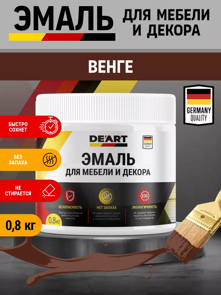 Эмаль для мебели и декора ,венге