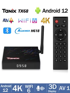 TX68 Умный телевизионный бокс TANIX 241612882 купить за 3 336 ₽ в интернет-магазине Wildberries